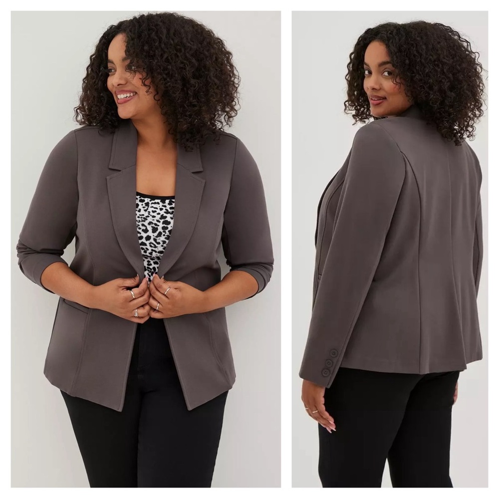 torrid Chelsea Studio Luxe Ponte Blazer NWT
